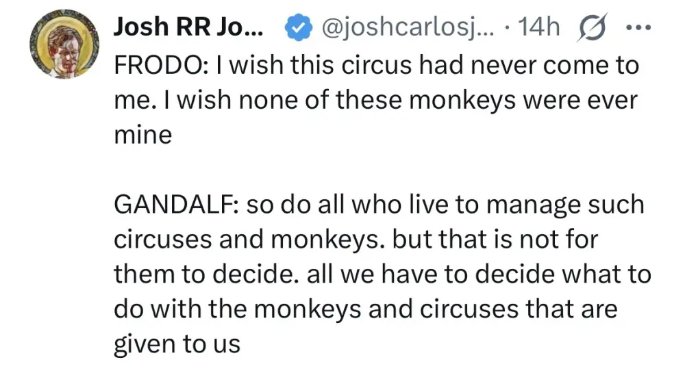 serenity prayer adapted for circuses and monkeys